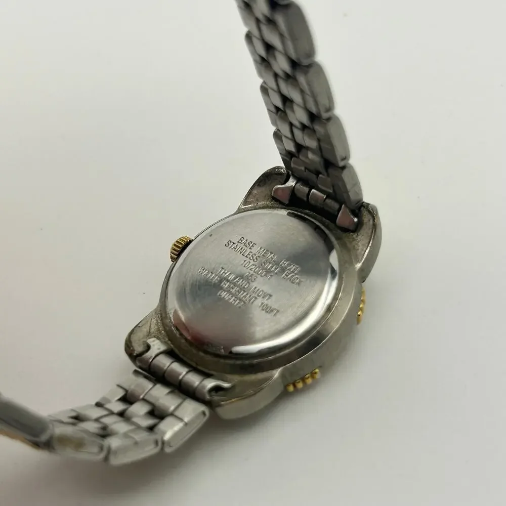 Anne Klein II Two-tone Roman Numerals Women’s Watch Working New Battery